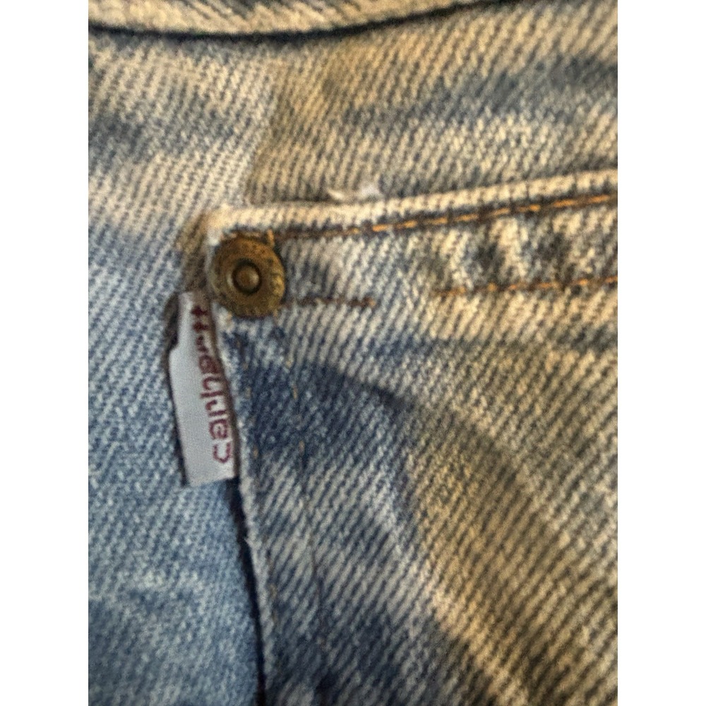 carhartt B17-DST Men's Relaxed Jeans 30X30 Denim Work Wear Distressed - Picture 7 of 12
